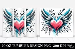 Valentines 20 Oz Tumbler Png Product Image 1