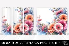 Vibrant Gerbera Horizontal Frame | 20 oz Tumbler Product Image 1