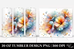 Abstract Shiny Nasturtium | 20 oz Tumbler Product Image 1