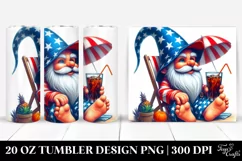 Digital Pastel Gnome Beach Wear | 20 Oz Tumbler Product Image 1