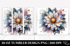 Shiny Daisy Design | 20 Oz Tumbler Product Image 1
