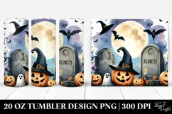Funny Bird Halloween Clipart, Transparent 20 Oz Tumbler Product Image 1
