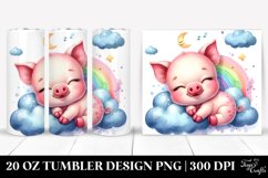 Sleeping Baby Pig Tumbler Product Image 1