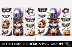 Funny Mummy Halloween Clipart, Transparent 20 Oz Tumbler Product Image 1