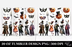 Funny Mummy Halloween Clipart, Transparent 20 Oz Tumbler Product Image 1