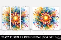 Colorful Sunshine | 20 Oz Tumbler Product Image 1