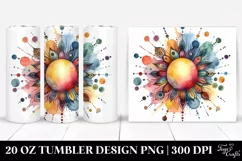 Colorful Sunshine | 20 Oz Tumbler Product Image 1