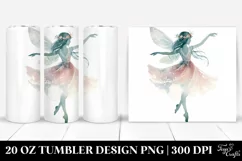 Watercolor Dancing Fairy | 20 oz Tumbler Product Image 1