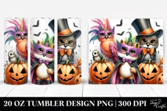 Funny Masquerade Halloween Clipart, Transparent 20 Oz Product Image 1