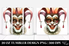 Funny Masquerade White Background 20 Oz Tumbler Product Image 1