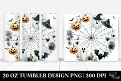 Funny Halloween Clipart,COBWEB,20 oz Tumbler Product Image 1