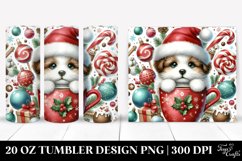 Christmas PNG 20 Oz Tumbler Design Product Image 1