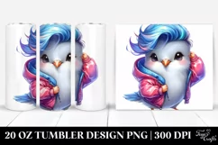 Cute Baby Dove Tumbler Design Product Image 1