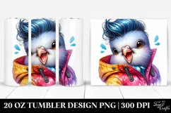 Cute Baby Dove Tumbler Design Product Image 1