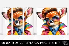Cute Baby Deer Tumbler Design Product Image 1