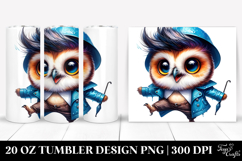 Cute Baby Owl Dancing 20 Oz Tumbler Product Image 1