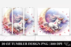 Baby Unicorn Moon Tumbler Product Image 1