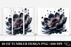 Glossy Anemone Marble Splash | 20 Oz Tumbler Product Image 1