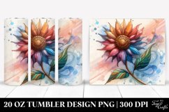Stained Sunflower | 20 oz Tumbler Product Image 1