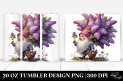 Detailed Digital Painting Small Gnome | 20 Oz Tumbler Product Image 1