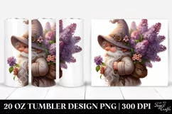 Detailed Digital Painting Small Gnome | 20 Oz Tumbler Product Image 1