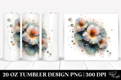 Glossy Nasturtium Clipart 20 Oz Tumbler Product Image 1