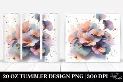 Glossy Nasturtium Clipart 20 Oz Tumbler Product Image 1