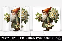 Detailed Digital Painting Small Gnome | 20 Oz Tumbler Product Image 1