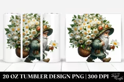 Detailed Digital Painting Small Gnome | 20 Oz Tumbler Product Image 1