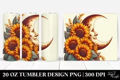 Vintage Postcard Style, Vibrant Sunflowers | 20 oz Tumbler Product Image 1