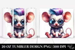 Cute Baby Mouse Funny | 20 oz Tumbler Product Image 1