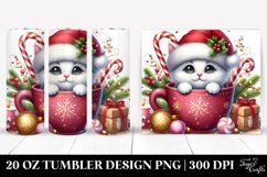 Christmas PNG 20 Oz Tumbler Design Product Image 1