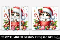 Christmas PNG 20 Oz Tumbler Design Product Image 1