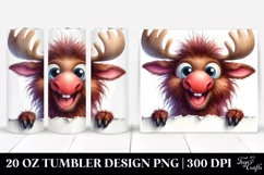 Colorful Funny Moose | 20 oz Tumbler Product Image 1