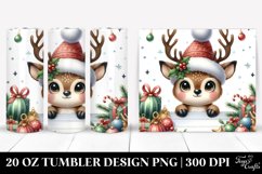 Christmas PNG 20 Oz Tumbler Design Product Image 1