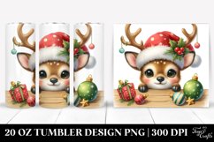 Christmas PNG 20 Oz Tumbler Design Product Image 1