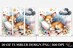 Colorful Baby Deer | 20 Oz Tumbler Product Image 1