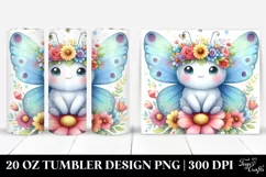 Hummingbird Flower Crown | 20 oz Tumbler Product Image 1