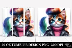 Cute Baby Cat Model Pose | 20 oz Tumbler Product Image 1