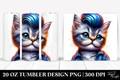 Cute Baby Cat Model Pose | 20 oz Tumbler Product Image 1