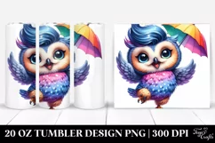Cute Baby Owl Dancing | 20 oz Tumbler Product Image 1