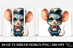 Vibrant Cute Baby Mouse | 20 oz Tumbler Product Image 1