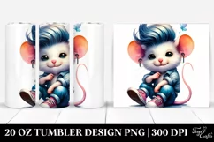 Vibrant Cute Baby Mouse | 20 oz Tumbler Product Image 1