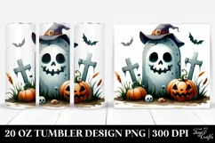 Simple Funny Halloween Tombstone | 20 oz Tumbler Product Image 1