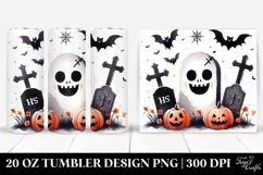 Simple Funny Halloween Tombstone | 20 oz Tumbler Product Image 1
