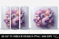 Glossy Violet Clipart 20 Oz Tumbler Product Image 1