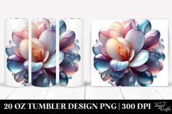 Abstract Glossy Freesia Design | 20 Oz Tumbler Product Image 1