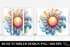 Colorful Pastel Sun | 20 oz Tumbler Product Image 1