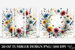 Colorful Wild Flowers | 20 oz Tumbler Product Image 1