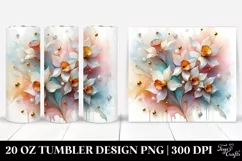 Glossy Narcissus 20 Oz Tumbler Product Image 1